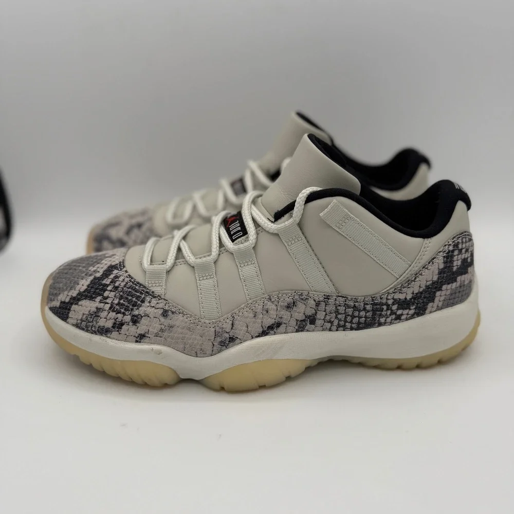 Air‎ Jordan 11 Retro Low Snakeskin Light Bone Shoes Sneakers